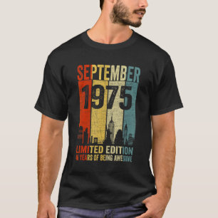September 1975 48 Years Of Being Awesome T-Shirt