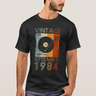 September 1984 38th Bday Vintage Retro 38 Years O T-Shirt