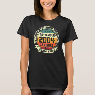 September 2004 18th Birthday  18 Years Of Being Ep T-Shirt