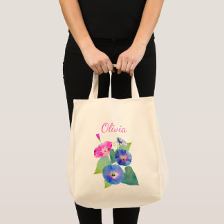 September birth flower gifts Morning glory Tote Bag