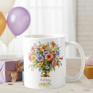 September Birth Flower Mug Asters