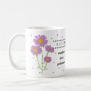 September Birth Flower Mug with Flower Meanings