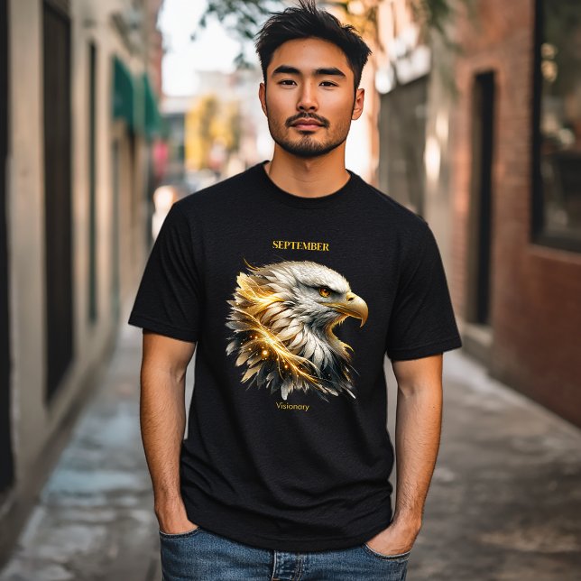September Birth Month Spirit Animal Eagle Gift T-Shirt (Creator Uploaded)