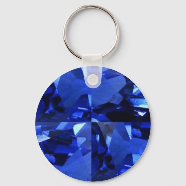 September Birthstone Gems Key Ring (Front)