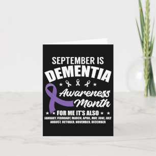 September Dementia Awareness Month Heimerheimer Aw Card