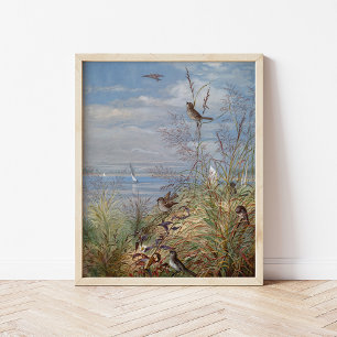 September   Fidelia Bridges Poster