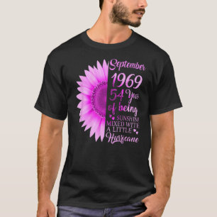 September Girl 1969 54th Birthday  54 Years Old T-Shirt