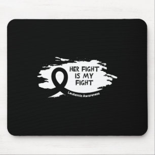 September Is Leukaemia Awareness Month Orange Ribb Mouse Pad