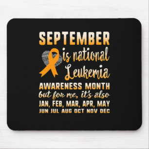 September Is National Leukaemia Awareness Month Wa Mouse Pad