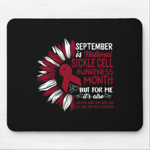 September Is National Sickle Cell Awareness Month Mouse Pad
