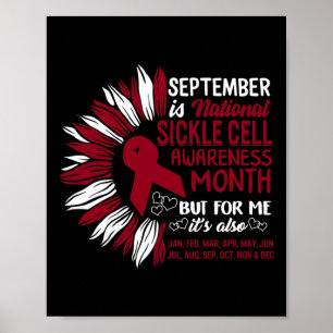 September Is National Sickle Cell Awareness Month Poster