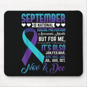 September Is National Suicide Prevention Awareness Mouse Pad