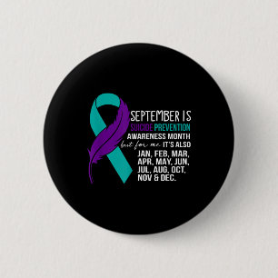 September Is Suicide Prevention Awareness Month Bu 6 Cm Round Badge