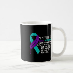 September Is Suicide Prevention Awareness Month Bu Coffee Mug