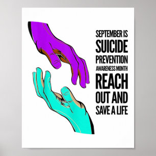 September Is Suicide Prevention Awareness Month  Poster