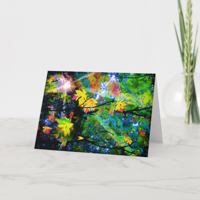 September Leaves Card (Front)