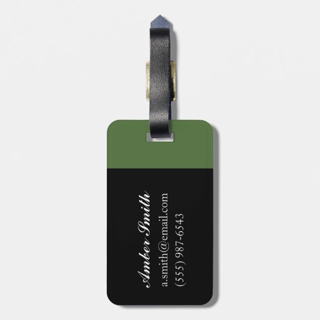 September Luggage Tag (Back Vertical)