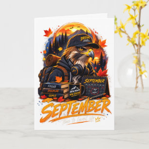 September New Month New Energy Eagle Motivation 27 Card