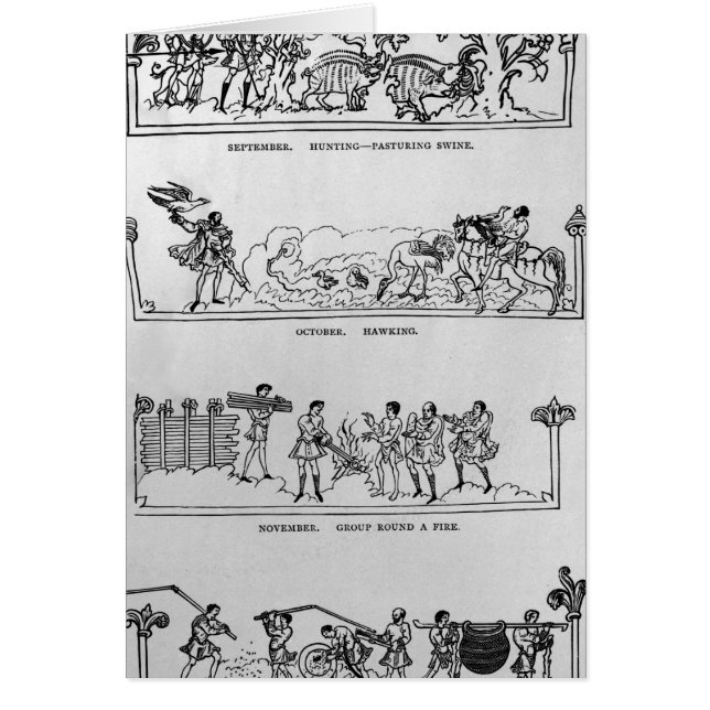 September, October, November and December (Front)