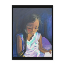 September Postcard 2: Girl Reading BRENNAN CENTER