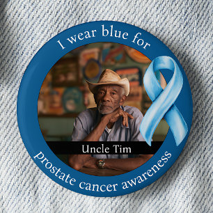 September Prostate Cancer Awareness Month 6 Cm Round Badge