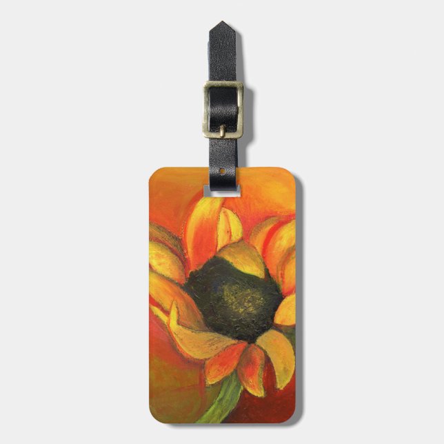September Sunflower 2011 Luggage Tag (Front Vertical)