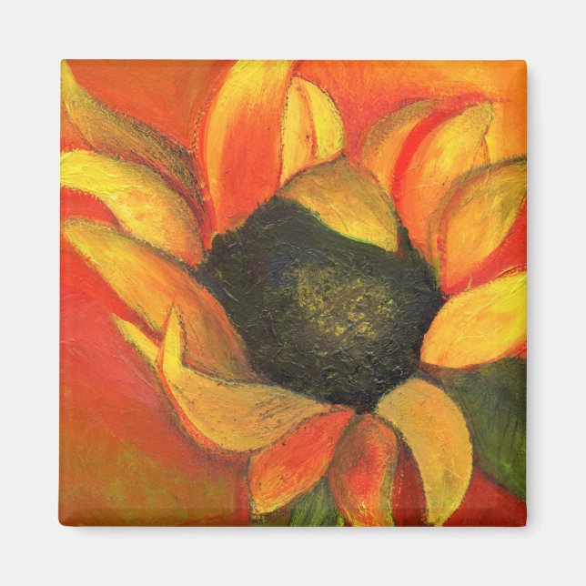 September Sunflower 2011 Magnet (Front)