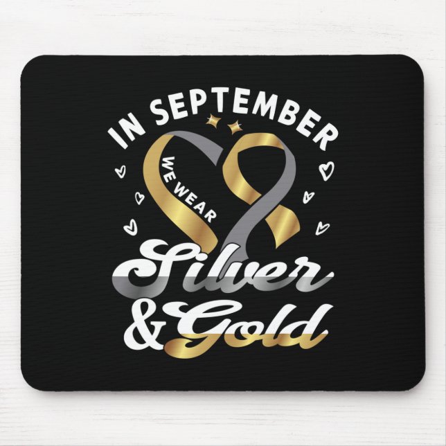 September We Wear... Asl Deaf Pride Deaf Awareness Mouse Pad (Front)