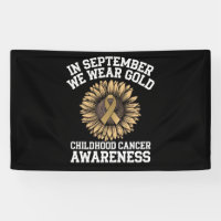 September We Wear Gold Childhood Cancer Awareness 
