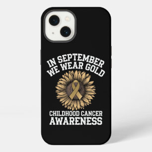 September We Wear Gold Childhood Cancer Awareness iPhone 13 Case