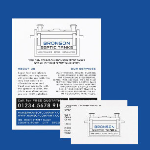 Septic Tank, Septic Company, Septic Engineer Business Card
