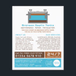 Septic Tank, Septic Company, Septic Engineer Flyer<br><div class="desc">Septic Tank,  Septic Company,  Septic Engineer Advertising Flyers By The Business Card Store.</div>
