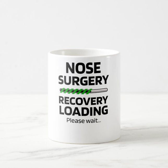 Septoplasty Nose Surgery Plastic Nose Job Coffee Mug (Center)