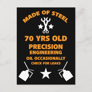 Septuagenarian 70th Birthday Party  Postcard
