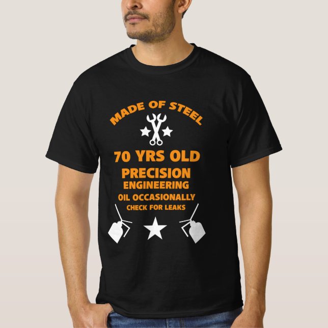 Septuagenarian 70th Birthday Party T-Shirt (Front)
