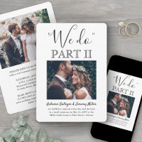 Sequel Wedding 2 Photo Simple Script We Do Part II