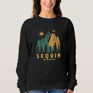Sequim Mountains Washington Hiking Outdoors Vintag Sweatshirt