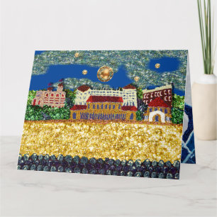 Sequin Art Birthday Card   Bondi Beach, Australia