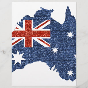 sequin australian flag