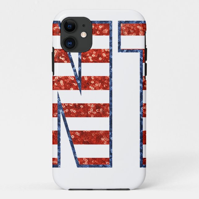 sequin Clinton Case-Mate iPhone Case (Back)