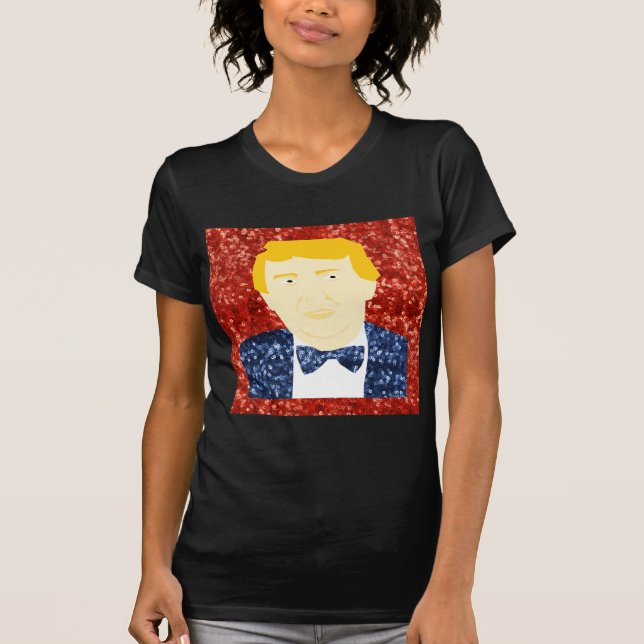 sequin donald trump T-Shirt (Front)