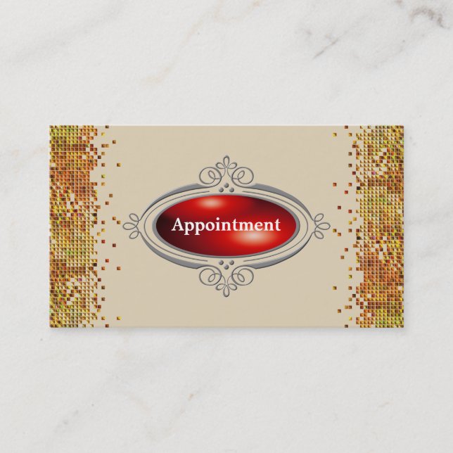 Sequin Elegant Appointment  Template (Front)