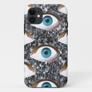 sequin eyes iPhone 11 case