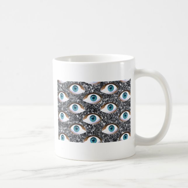 sequin eyes coffee mug (Right)