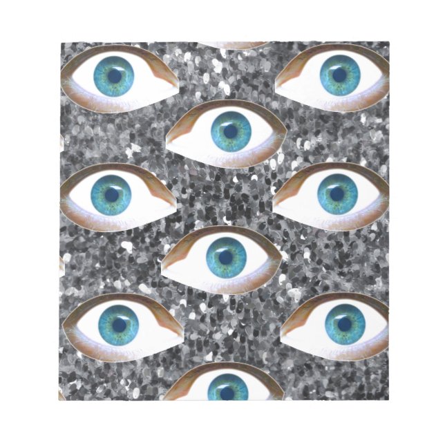 sequin eyes notepad (Front)