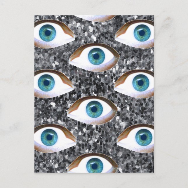 sequin eyes postcard (Front)
