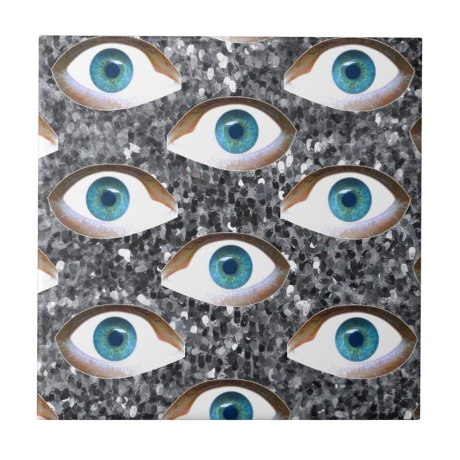 sequin eyes tile (Front)