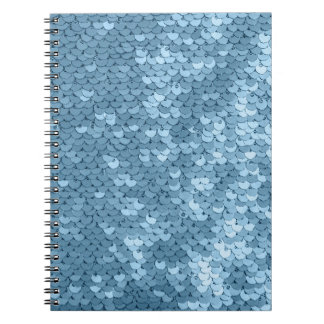 Sequin Fabric: Sky Blue Shimmer. Notebook