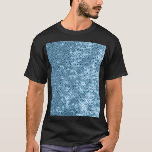 Sequin Fabric: Sky Blue Shimmer. T-Shirt