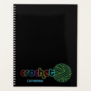 Sequin Glow Crochet Planner
